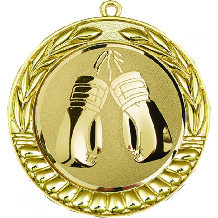 GOLD 70MM BOXING MEDAL